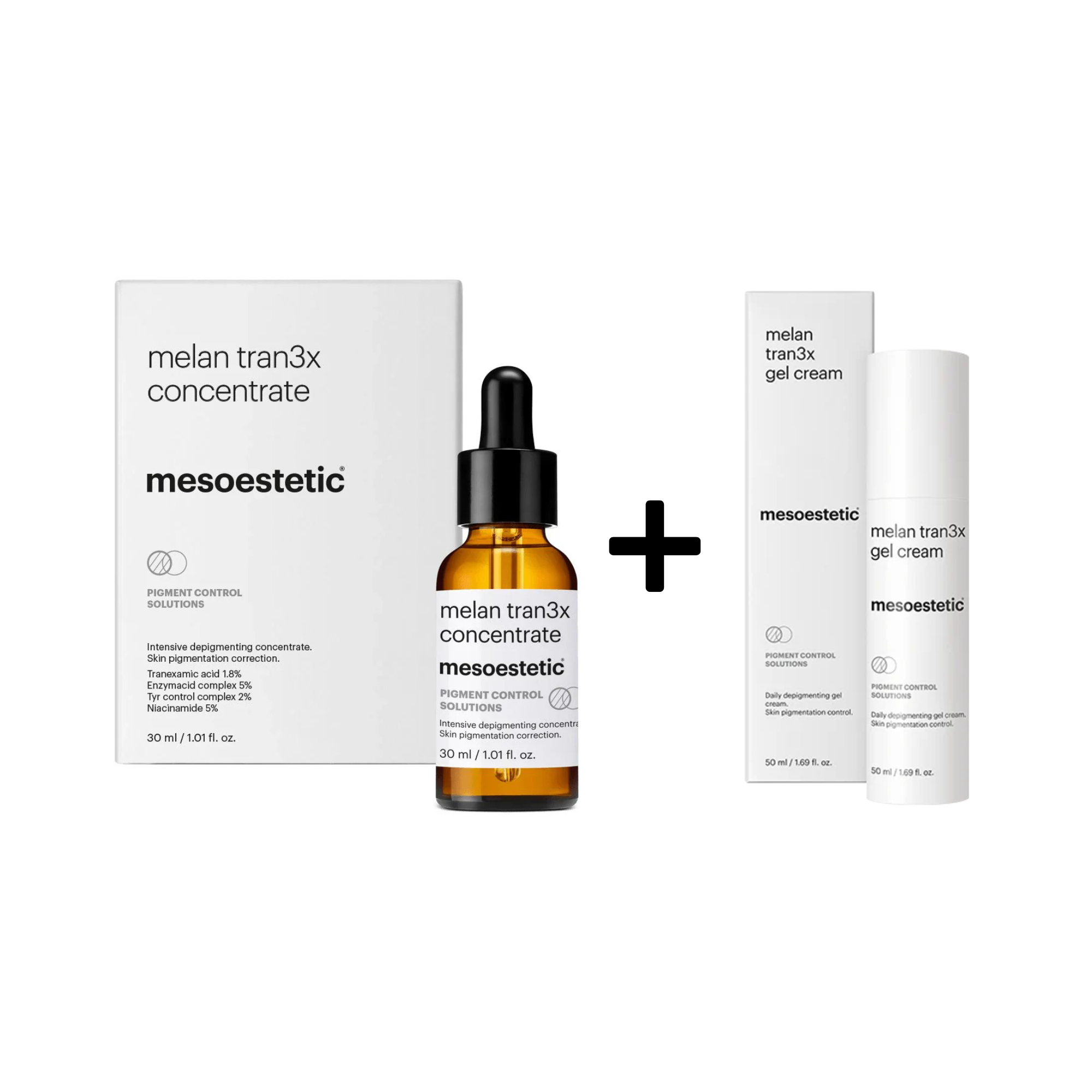Melan Tran3x Concentrate + Melan Tran3x Gel-Cream