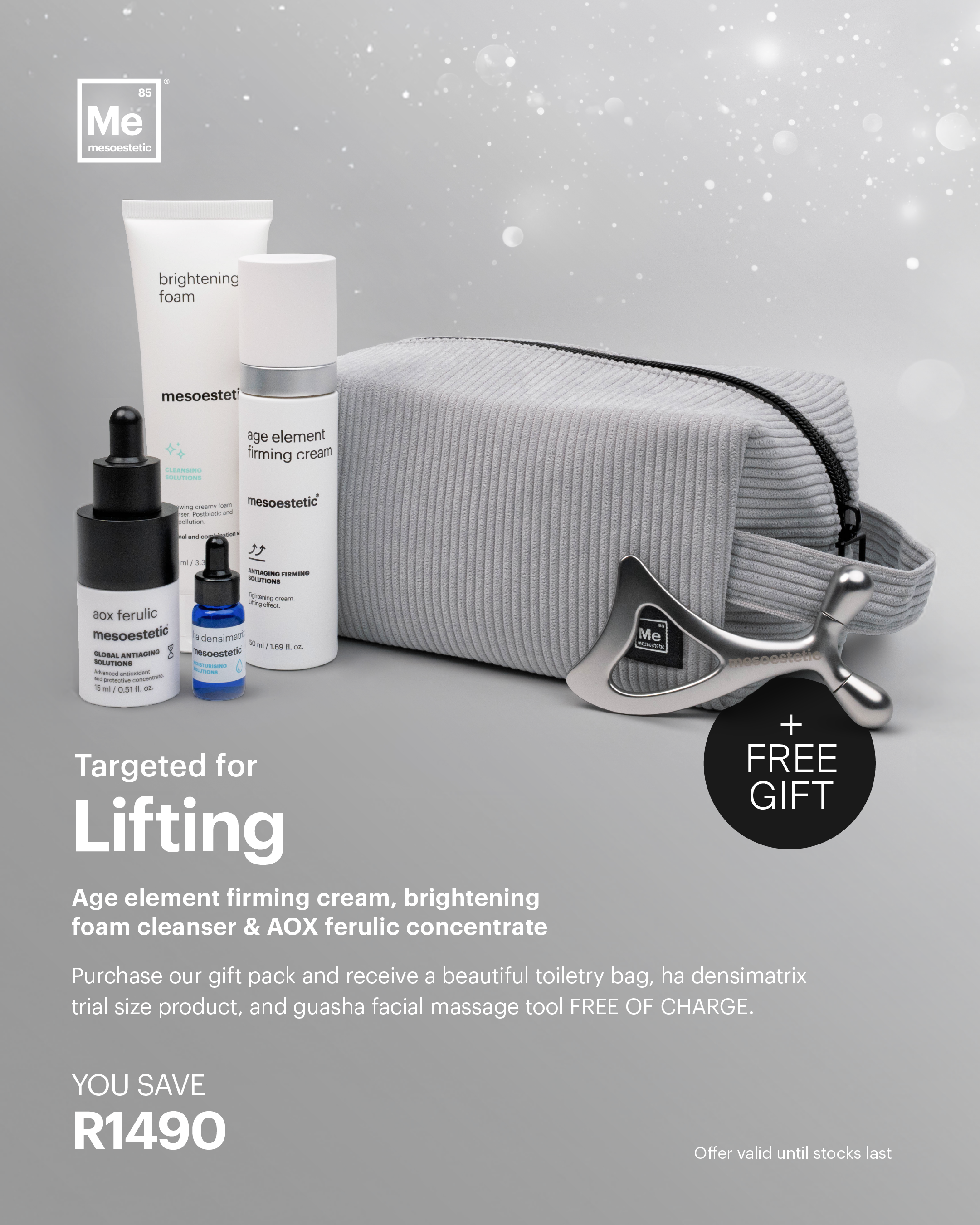 Mesoestetic Targeted Lifting Kit + Free Gifts