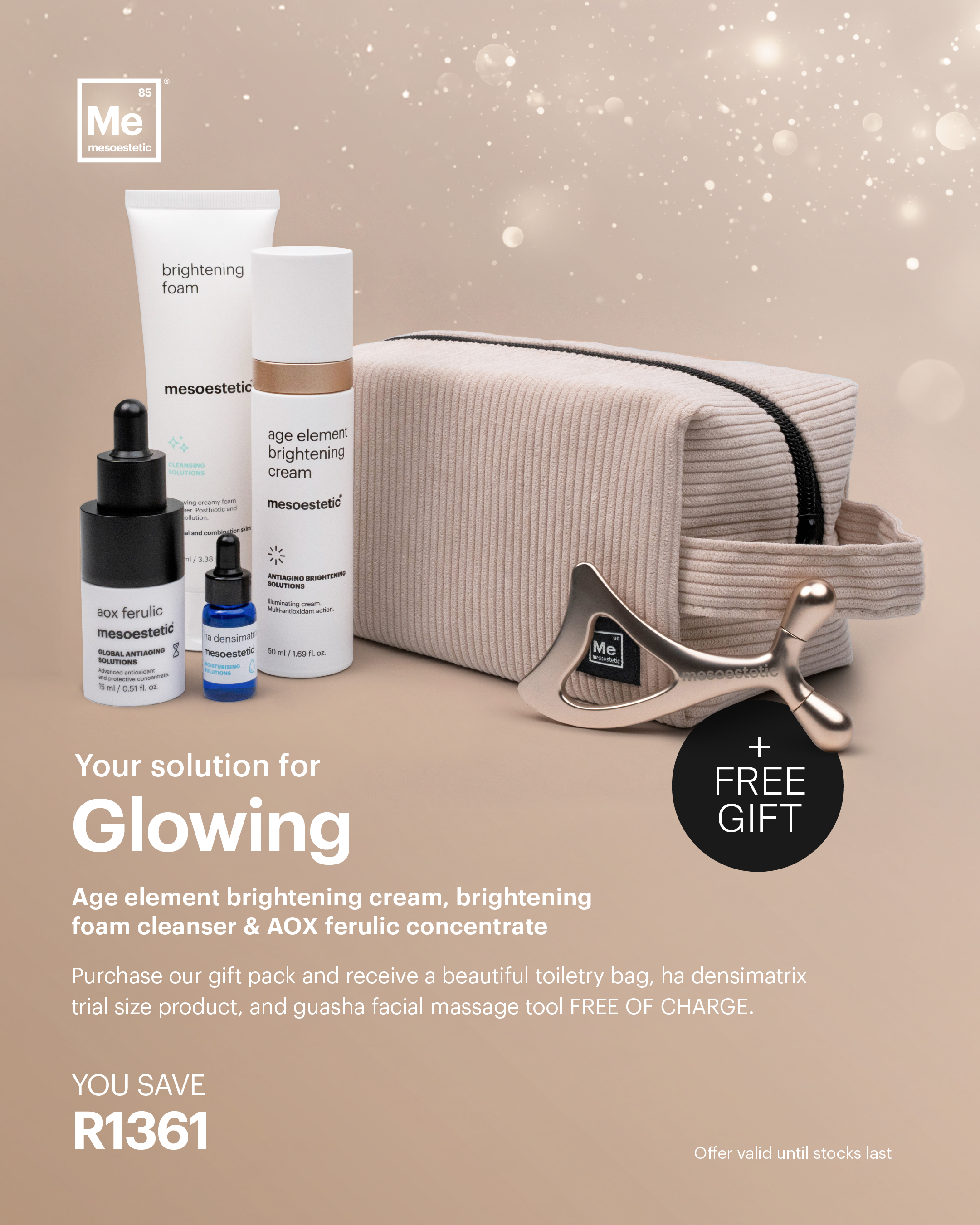 Mesoestetic Glow Kit + Free Gifts